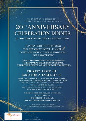 20th Anniversary Celebration Dinner